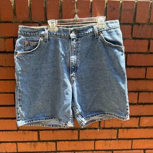 VINTAGE LEVIS 950 Denim High Rise Jean Shorts